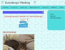 Tablet Screenshot of katzenhospiz.info